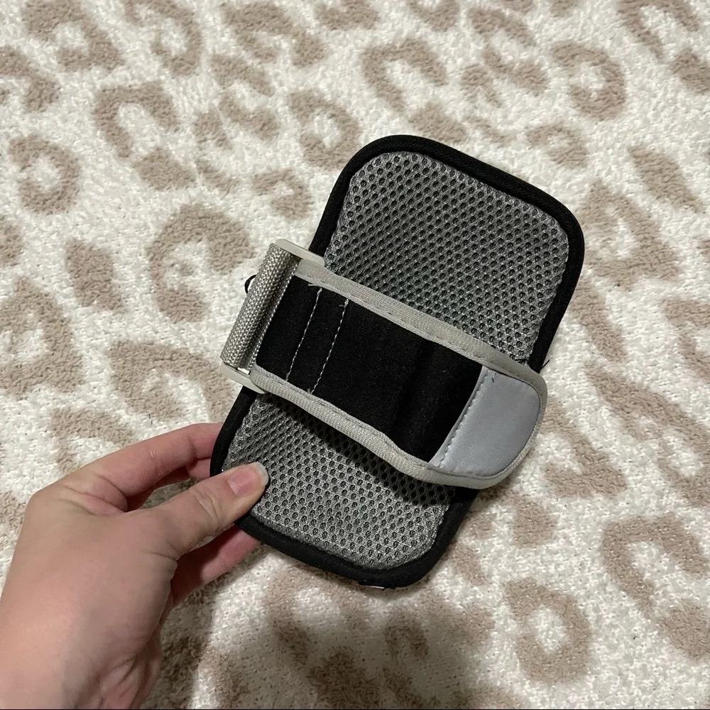 Black and Silver Phone Armband